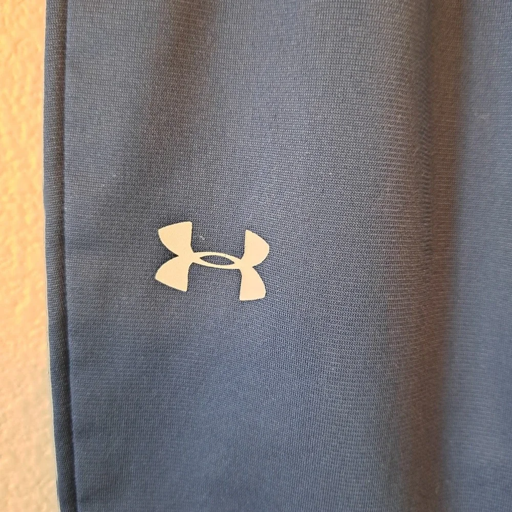 Adidas Track Jacket and Under Armour Joggers Kids Set Black Navy 3T